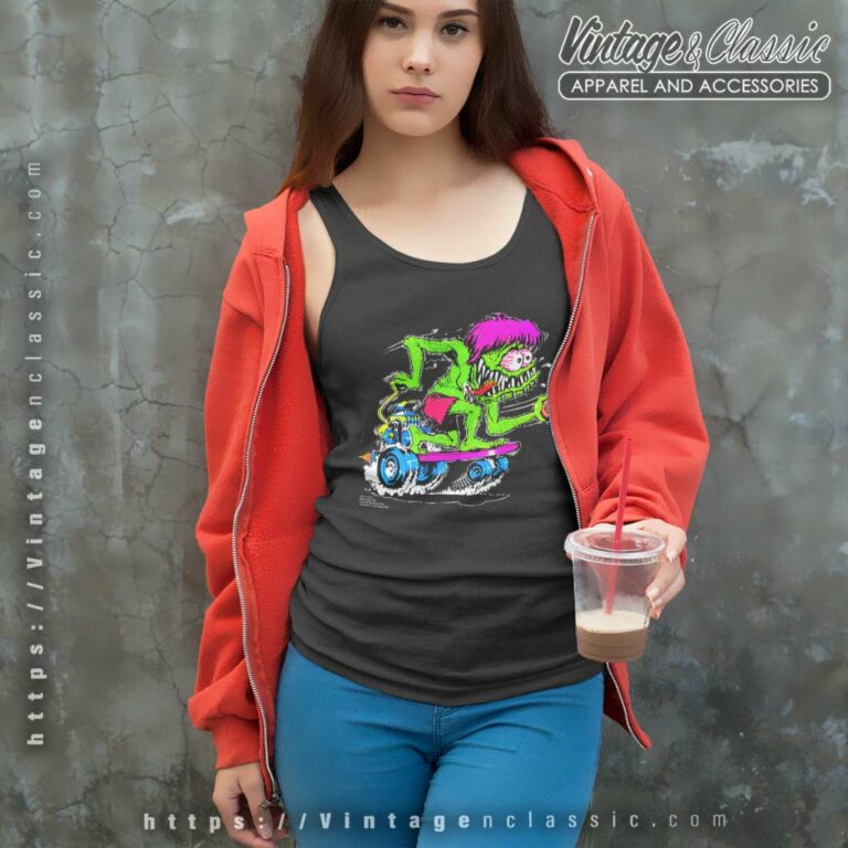 Rat Fink Skateboarding Tank Top Racerback Rat Fink Skateboarding Tank Top Racerback