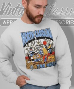 Rate Vintage Unc Tar Heels Looney Tunes Shirt Sweatshirt