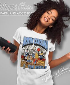 Rate Vintage Unc Tar Heels Looney Tunes Shirt Women T shirt
