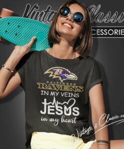 Ravens In My Veins Jesus In My Heart Women TShirt