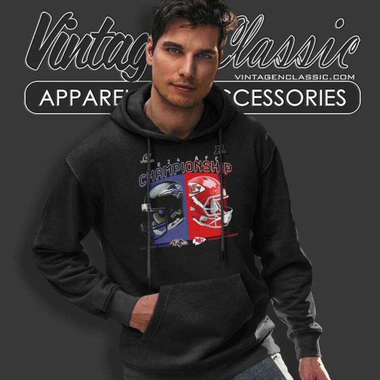 Ravens Vs Chiefs Afc Championship 2024 Hoodie Ravens Vs Chiefs Afc Championship 2024 Hoodie