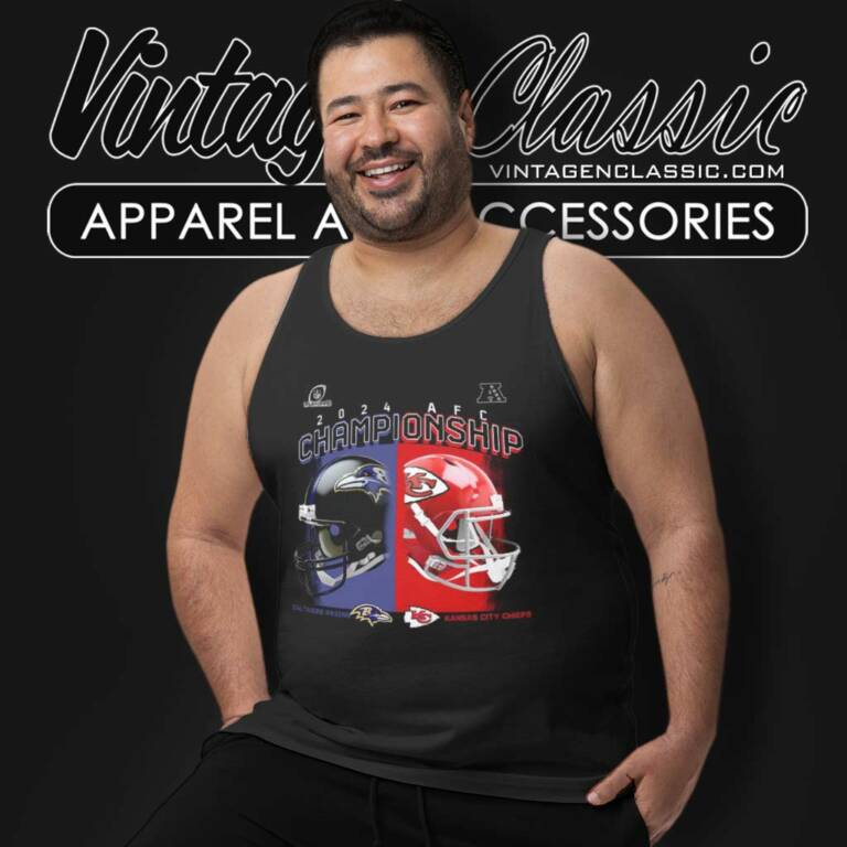 Ravens Vs Chiefs Afc Championship 2024 Tank Top Racerback Ravens Vs Chiefs Afc Championship 2024 Tank Top Racerback