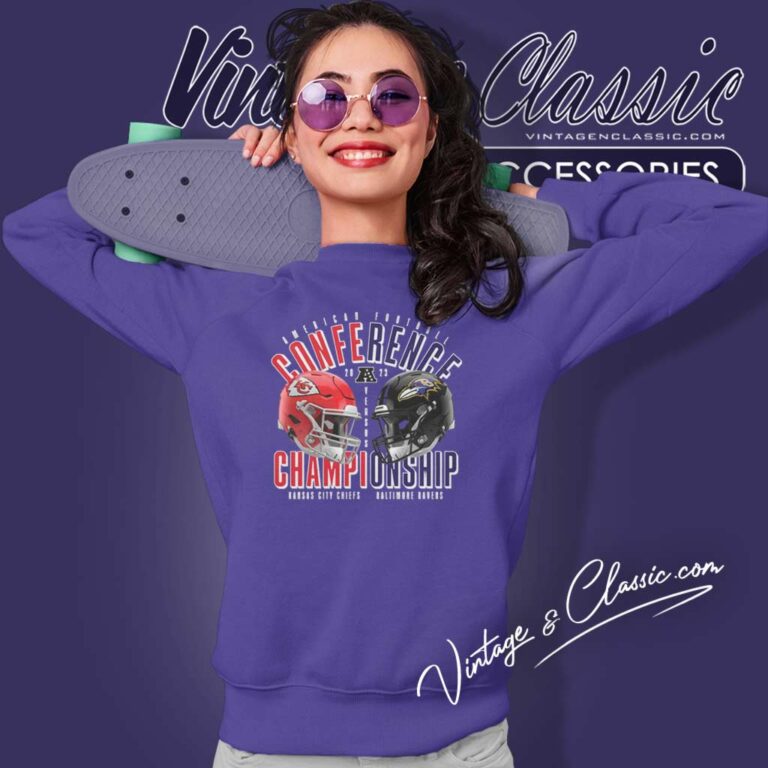 Ravens Vs Chiefs Conference Championship 2023 Sweatshirt Ravens Vs Chiefs Conference Championship 2023 Sweatshirt