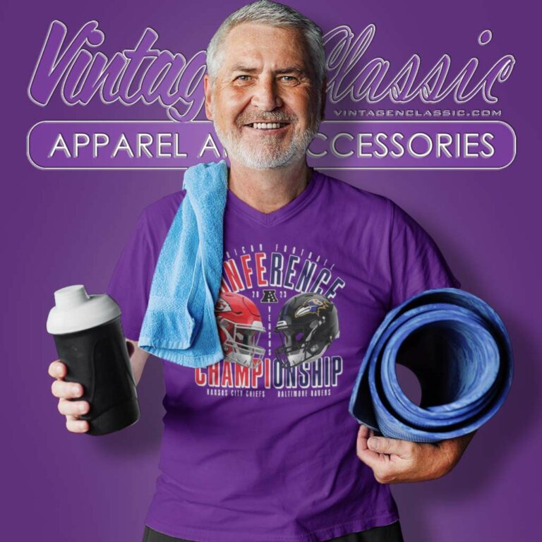 Ravens Vs Chiefs Conference Championship 2023 V Neck TShirt Ravens Vs Chiefs Conference Championship 2023 V Neck TShirt