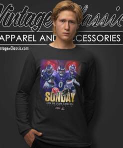 Ravens vs Kansas City Chiefs AFC Championship Shirt 5 Ravens Vs Kansas City Chiefs Afc Championship Long Sleeve Tee