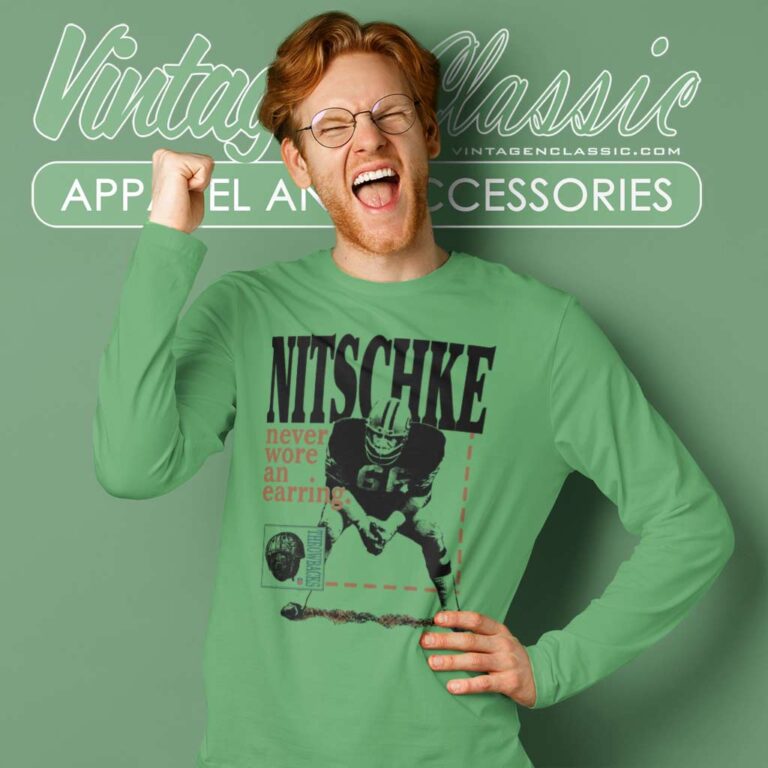 Ray Nitschke Never Wore An Ring Long Sleeve Tee Ray Nitschke Never Wore An Ring Long Sleeve Tee