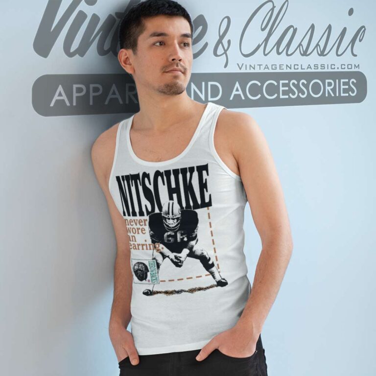 Ray Nitschke Never Wore An Ring Tank Top Racerback Ray Nitschke Never Wore An Ring Tank Top Racerback