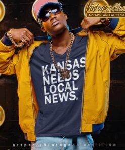 Raygun Shirt Kansas Needs Local News V Neck TShirt