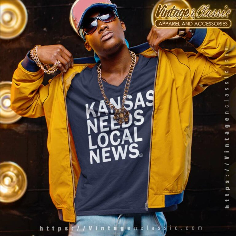 Raygun Shirt Kansas Needs Local News V Neck TShirt Raygun Shirt Kansas Needs Local News V Neck TShirt