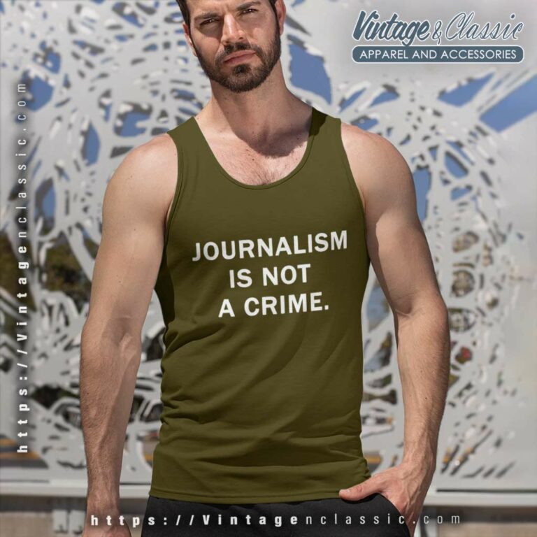 Raygun Shirt Raygun Journalism Is Not A Crime Tank Top Racerback Raygun Shirt Raygun Journalism Is Not A Crime Tank Top Racerback