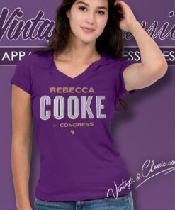 Rebecca Cooke For Congress V Neck TShirt