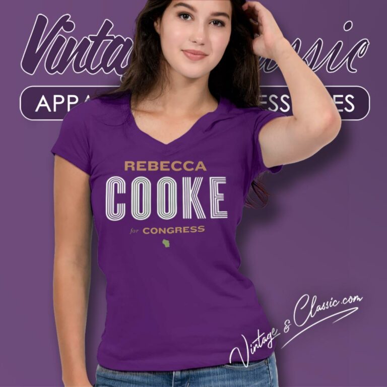 Rebecca Cooke For Congress V Neck TShirt Rebecca Cooke For Congress V Neck TShirt