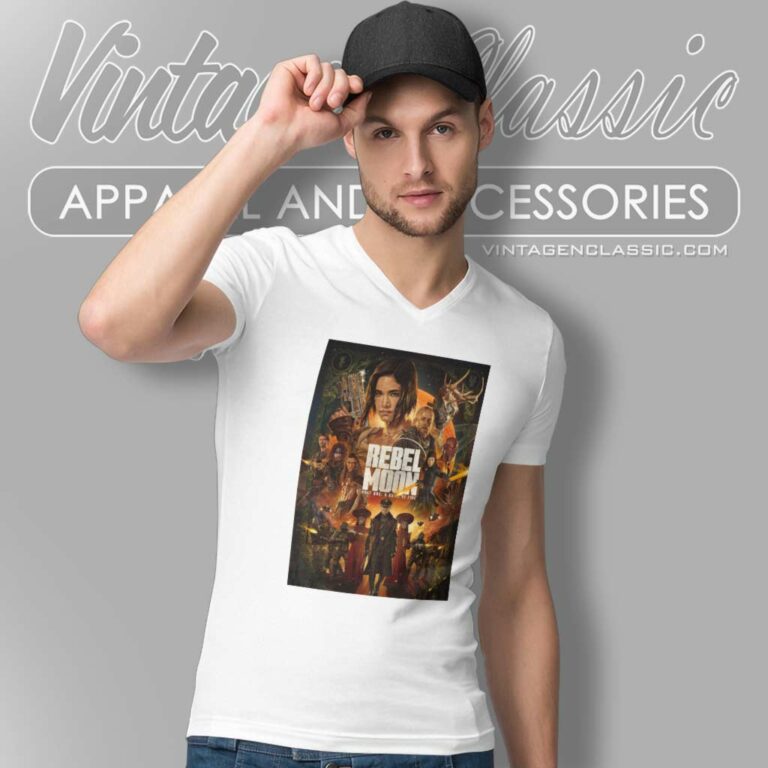 Rebel Moon A Child Of Fire Movies Part One V Neck TShirt Rebel Moon A Child Of Fire Movies Part One V Neck TShirt