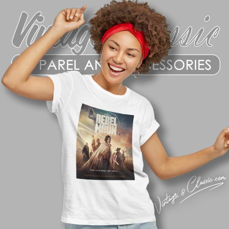 Rebel Moon Zack Snyder Film Poster Women TShirt Rebel Moon Zack Snyder Film Poster Women TShirt