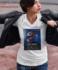 Red Bull Racing Winner Max Verstappen V Neck TShirt