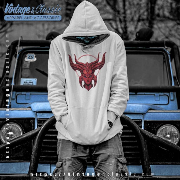Red Devil Diablo 4 Game 2023 Hoodie Red Devil Diablo 4 Game 2023 Hoodie