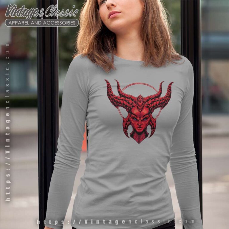Red Devil Diablo 4 Game 2023 Long Sleeve Tee Red Devil Diablo 4 Game 2023 Long Sleeve Tee