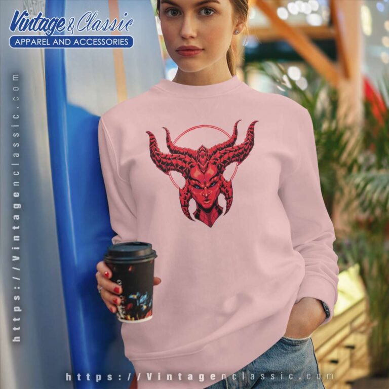 Red Devil Diablo 4 Game 2023 Sweatshirt Red Devil Diablo 4 Game 2023 Sweatshirt