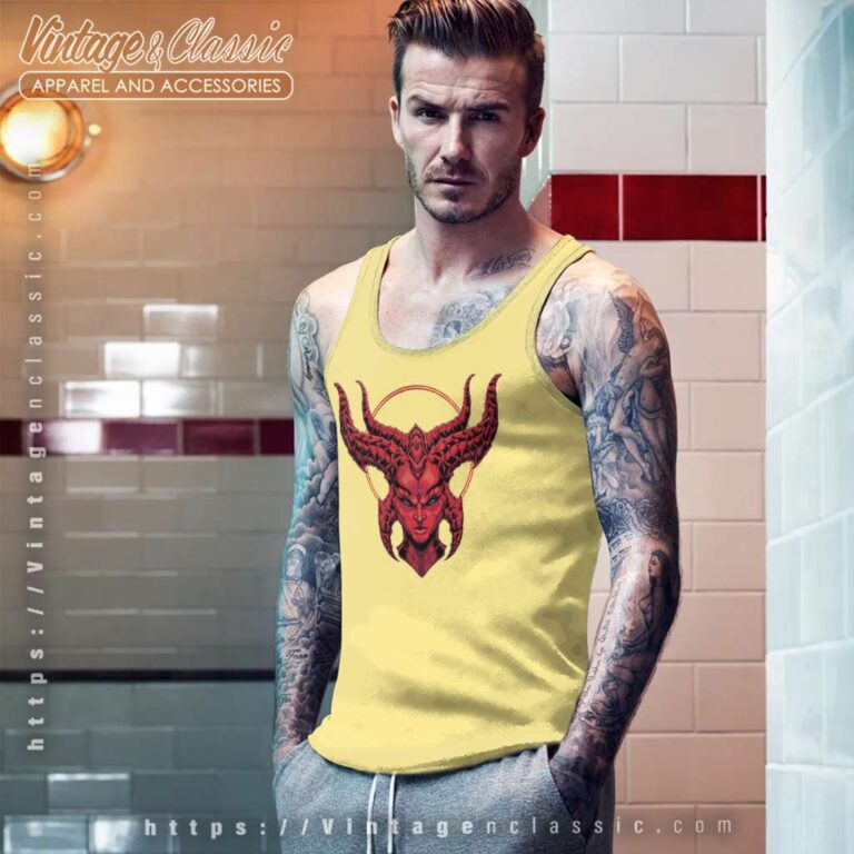 Red Devil Diablo 4 Game 2023 Tank Top Racerback Red Devil Diablo 4 Game 2023 Tank Top Racerback