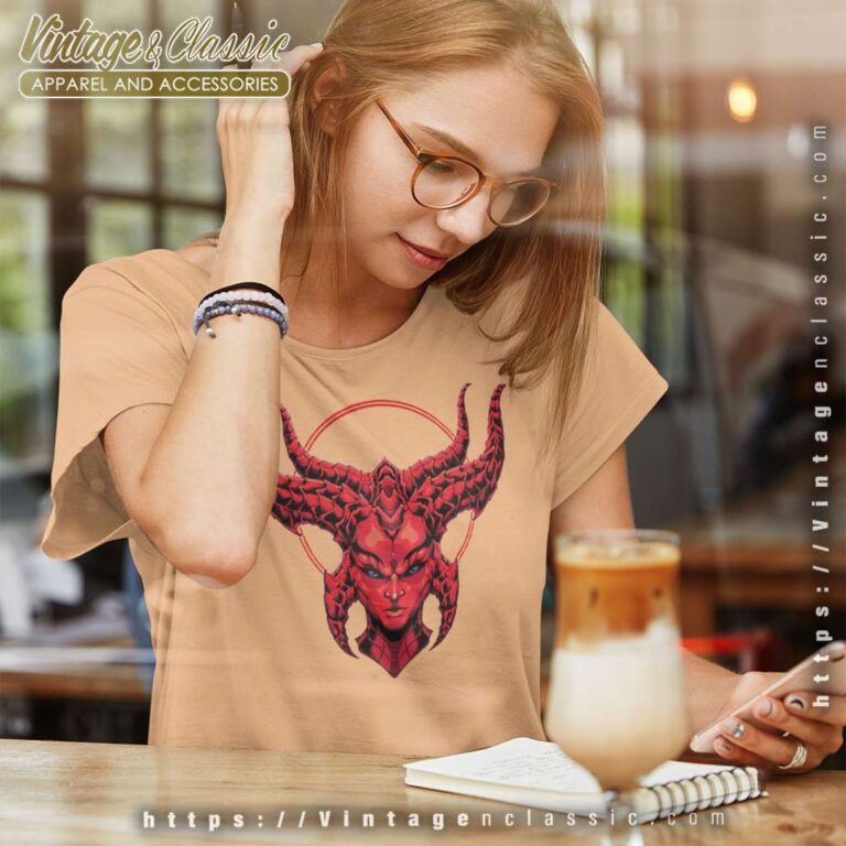 Red Devil Diablo 4 Game 2023 Women TShirt Red Devil Diablo 4 Game 2023 Women TShirt