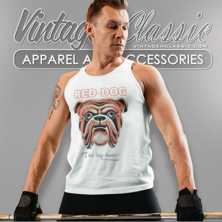 Red Dog Beer This Dog Hunts Tank Top Racerback Red Dog Beer This Dog Hunts Tank Top Racerback