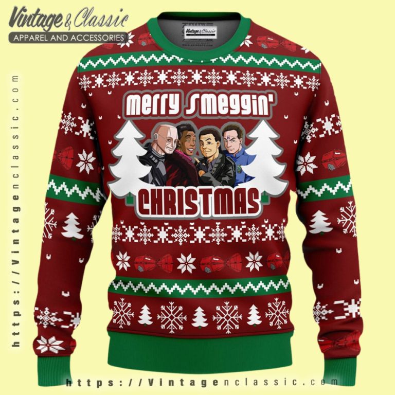 Red Dwarf Merry Smeggin Ugly Christmas Sweater Ugly Christmas Sweater Red Dwarf Merry Smeggin Ugly Christmas Sweater Ugly Christmas Sweater