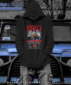Red Hot Chili Peppers 40 Years Signature Hoodie