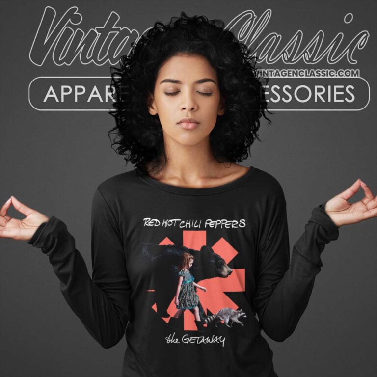 Red Hot Chili Peppers Album The Getaway Long Sleeve Tee Red Hot Chili Peppers Album The Getaway Long Sleeve Tee