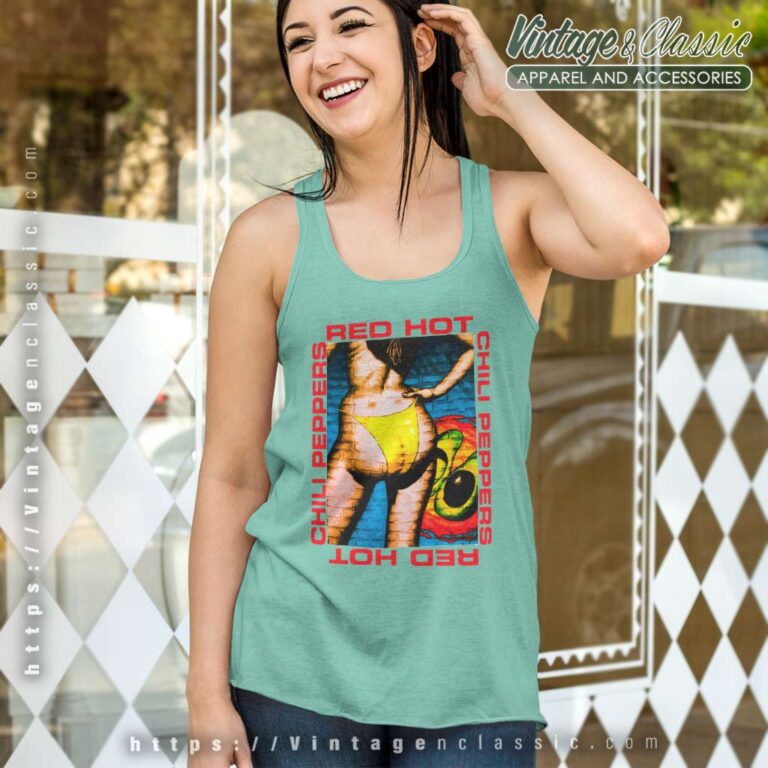 Red Hot Chili Peppers Bikini Wall Tank Top Racerback Red Hot Chili Peppers Bikini Wall Tank Top Racerback