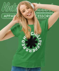 Red Hot Chili Peppers Black Asterisk Women TShirt