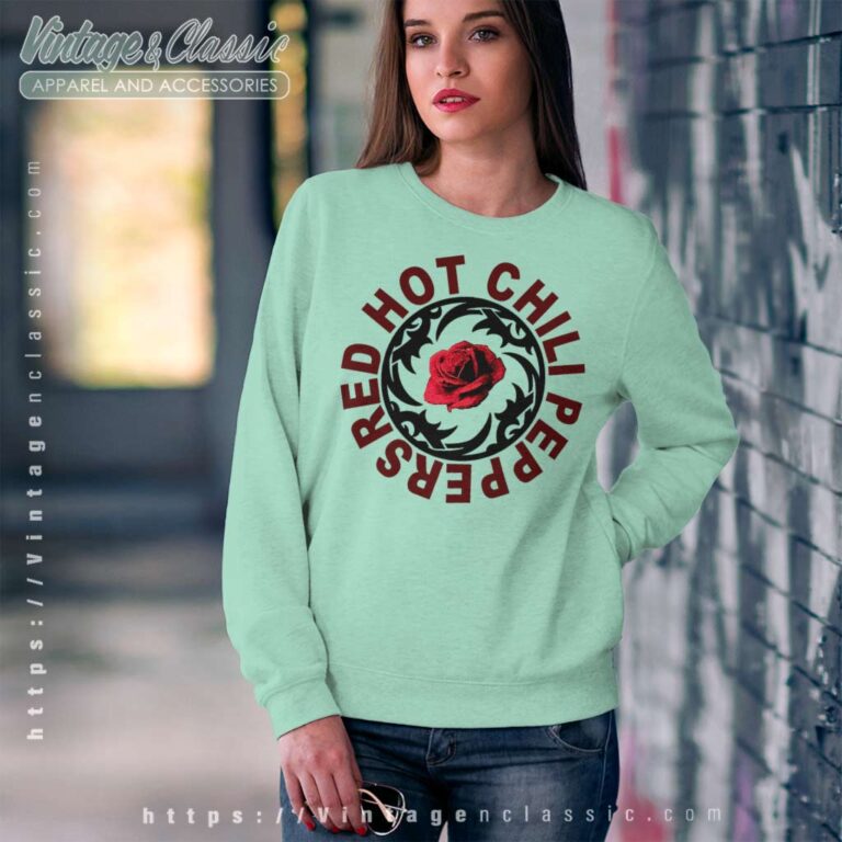 Red Hot Chili Peppers Blood Sugar Flower Sweatshirt Red Hot Chili Peppers Blood Sugar Flower Sweatshirt