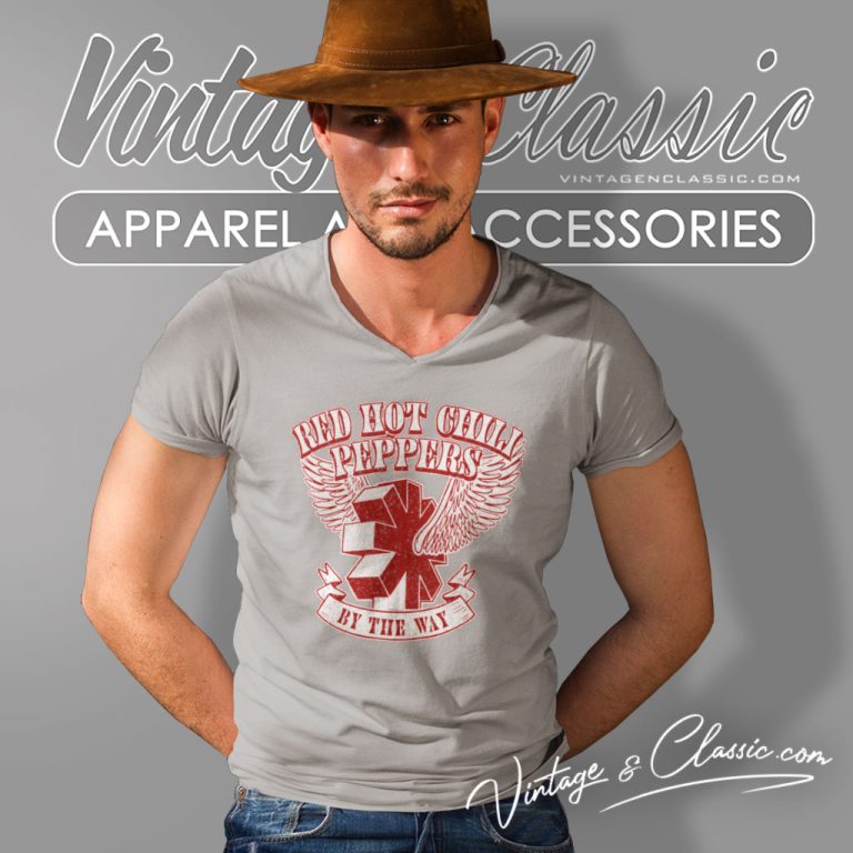 Red Hot Chili Peppers By The Way V Neck TShirt Red Hot Chili Peppers By The Way V Neck TShirt