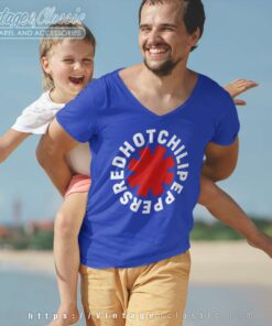 Red Hot Chili Peppers Classic Asterisk V Neck TShirt