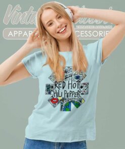 Red Hot Chili Peppers Doodle Logo Women TShirt