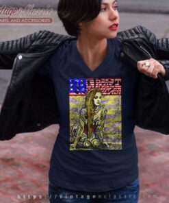 Red Hot Chili Peppers Frank Kozik V Neck TShirt