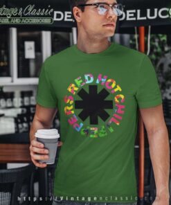 Red Hot Chili Peppers Hyper Colour Logo T Shirt