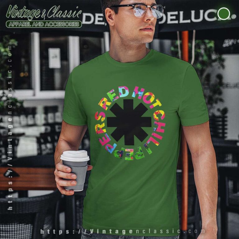 Red Hot Chili Peppers Hyper Colour Logo T Shirt Red Hot Chili Peppers Hyper Colour Logo T Shirt