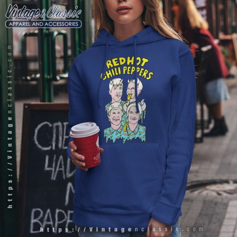 Red Hot Chili Peppers Illustrated Peppers Hoodie Red Hot Chili Peppers Illustrated Peppers Hoodie