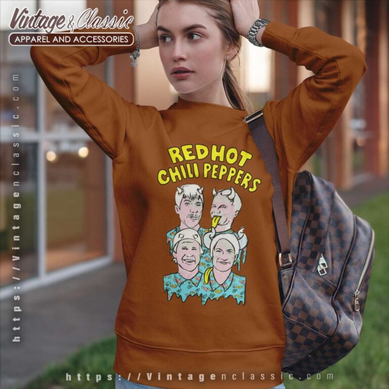 Red Hot Chili Peppers Illustrated Peppers Sweatshirt Red Hot Chili Peppers Illustrated Peppers Sweatshirt