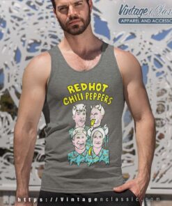 Red Hot Chili Peppers Illustrated Peppers Shirt 5 Red Hot Chili Peppers Illustrated Peppers Tank Top Racerback
