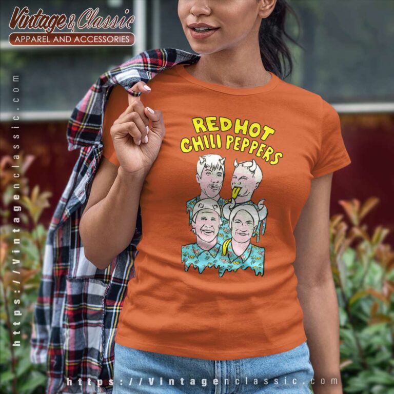 Red Hot Chili Peppers Illustrated Peppers Women TShirt Red Hot Chili Peppers Illustrated Peppers Women TShirt