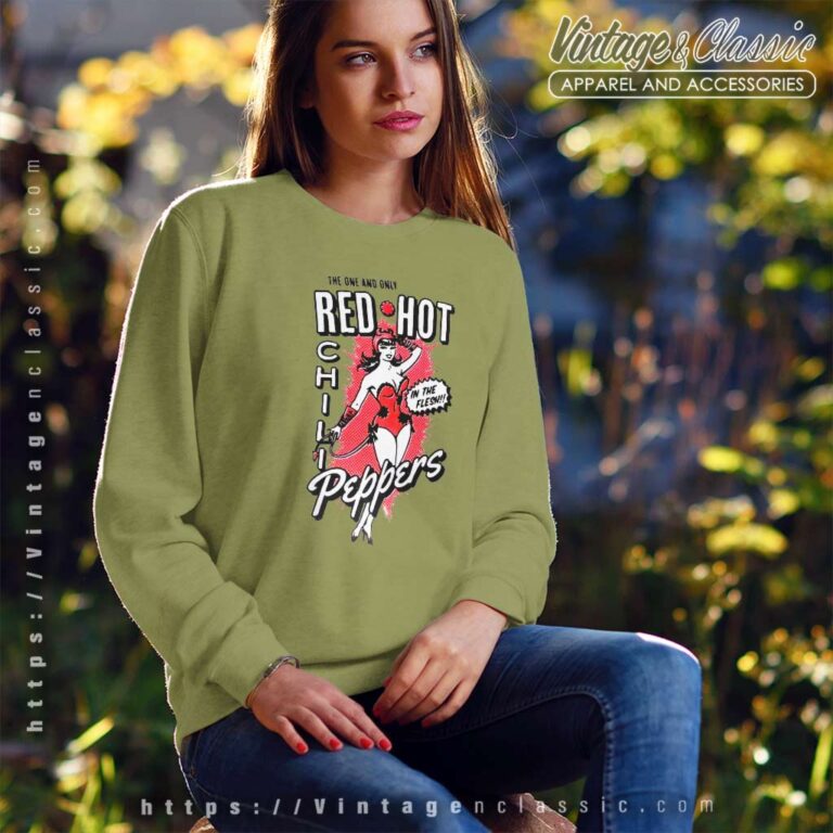 Red Hot Chili Peppers In The Flesh Sweatshirt Red Hot Chili Peppers In The Flesh Sweatshirt