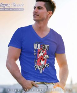Red Hot Chili Peppers In The Flesh V Neck TShirt