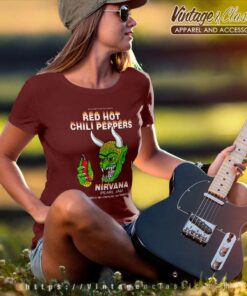 Red Hot Chili Peppers Nirvana Pearl Jam Women TShirt