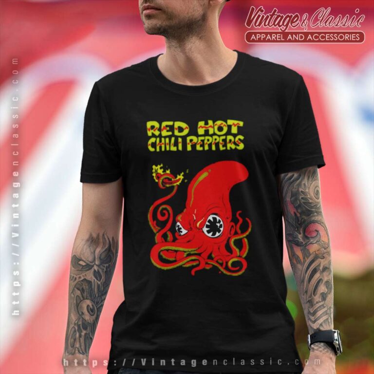 Red Hot Chili Peppers Octopus T Shirt Red Hot Chili Peppers Octopus T Shirt