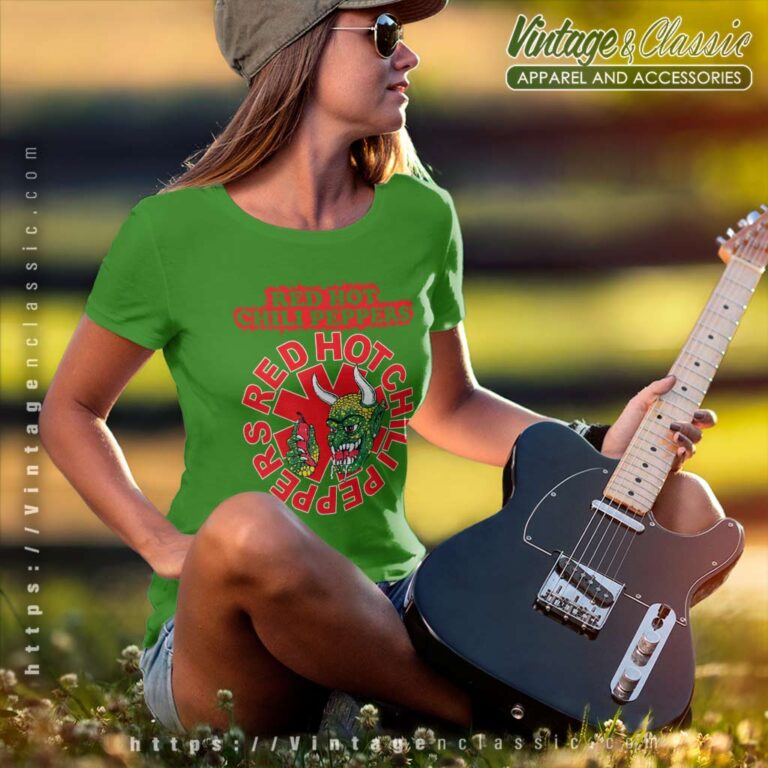 Red Hot Chili Peppers Rare 2006 Tour Women TShirt Red Hot Chili Peppers Rare 2006 Tour Women TShirt