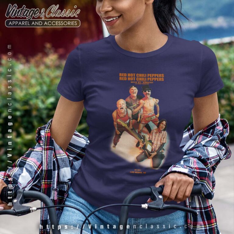 Red Hot Chili Peppers Tour 2023 Las Vegas Nevada Tshirt Women Red Hot Chili Peppers Tour 2023 Las Vegas Nevada Tshirt Women