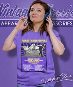 Red Hot Chili Peppers Tour 2024 Poster Shirt 5 Red Hot Chili Peppers Tour 2024 Poster Women TShirt