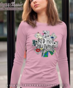 Red Hot Chili Peppers World Tour Shirt For Fan Long Sleeve Tee