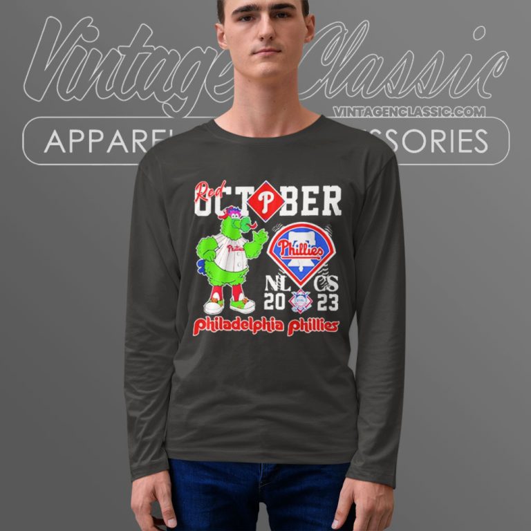 Red October 2023 Nlcs Philadelphia Phillies Long Sleeve Tee Red October 2023 Nlcs Philadelphia Phillies Long Sleeve Tee